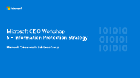 CISO Workshop Module 5 Information Protection.pdf